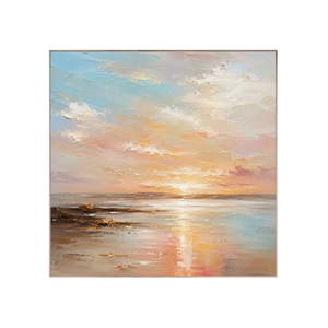 Pastel Tide Seascape Wall Art | Oildeco