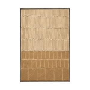 Sand Grid Textured Wall Art | Oildeco