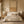 Sand Grid Textured Wall Art shown in a quiet home office | Oildeco