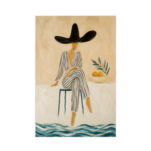 Citrus Muse Figure Wall Art | Oildeco