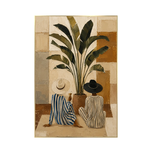Tropical Vessel Still Life Wall Art | Oildeco