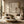 Woven Blocks Textured Wall Art styled in a modern living room | Oildeco