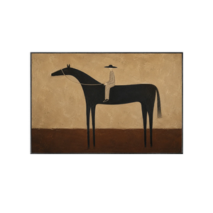 Quiet Rider Horse Wall Art | Oildeco