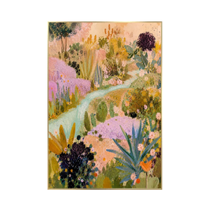Wildflower Path Floral Wall Art | Oildeco