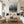 Blue Mist Abstract Wall Art shown in a quiet home office | Oildeco