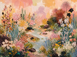 Blossom Creek Floral Wall Art artwork view | Oildeco