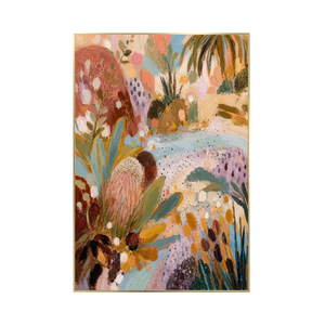 Desert Bloom Abstract Wall Art | OILDECO
