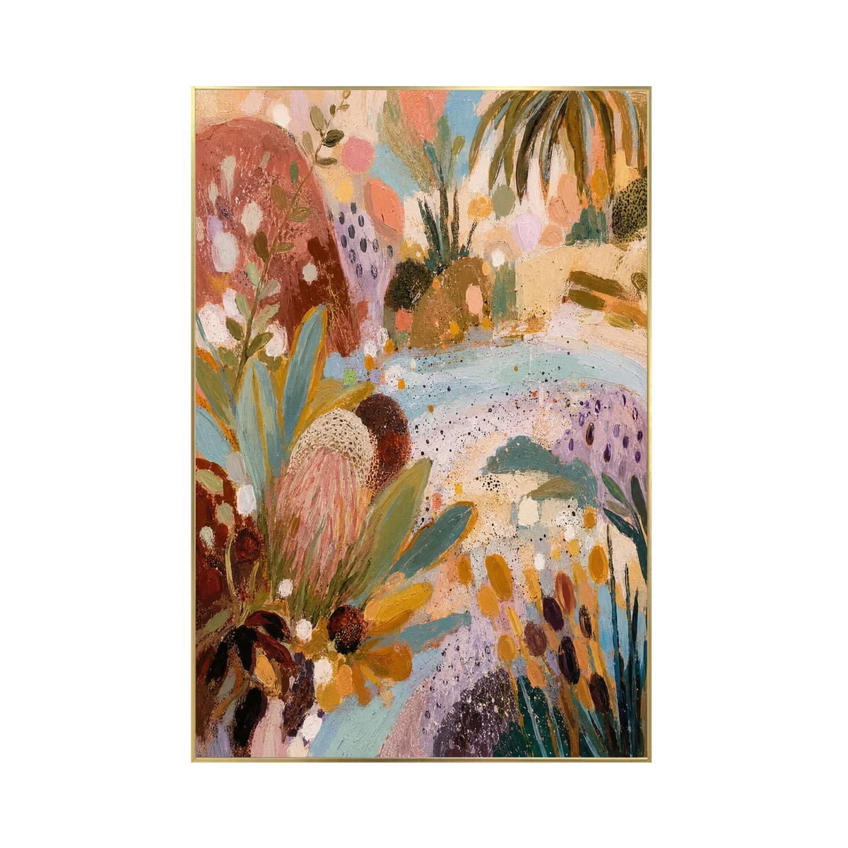 Desert Bloom Abstract Wall Art