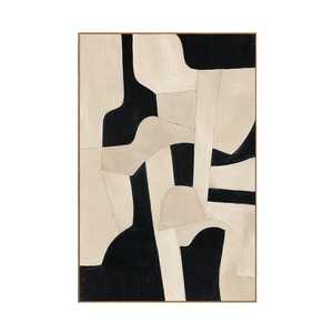 Ivory Forms Abstract Wall Art | OILDECO