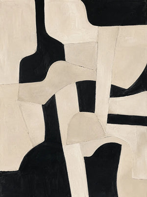 Ivory Forms Abstract Wall Art artwork view | OILDECO