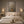 White Blossom Floral Wall Art shown in a calm bedroom setting | Oildeco