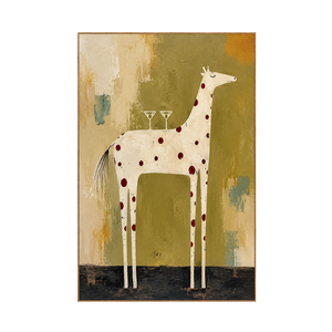 Spotted Horse Figure Wall Art | OILDECO
