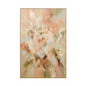 Pastel Bloom Floral Wall Art | OILDECO