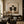 Ivory Totem Abstract Wall Art styled interior scene 3 | OILDECO
