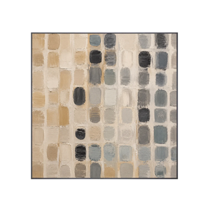 Quiet Matrix Abstract Wall Art | OILDECO