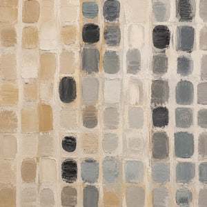 Quiet Matrix Abstract Wall Art artwork view | OILDECO