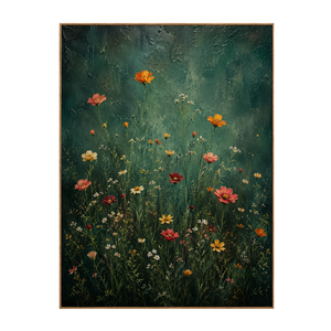 Forest Wildflower Floral Wall Art | OILDECO