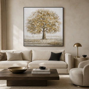 Pearl Blossom Tree Wall Art styled interior scene 5 | OILDECO