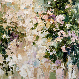 Original artwork view of Garden Bloom Floral Wall Art | Oildeco