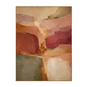 Coral Passage Abstract Wall Art | OILDECO