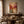 Coral Passage Abstract Wall Art styled interior scene 2 | OILDECO