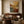 Copper Torrent Abstract Wall Art styled interior scene 2 | OILDECO