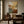 Copper Torrent Abstract Wall Art styled interior scene 5 | OILDECO