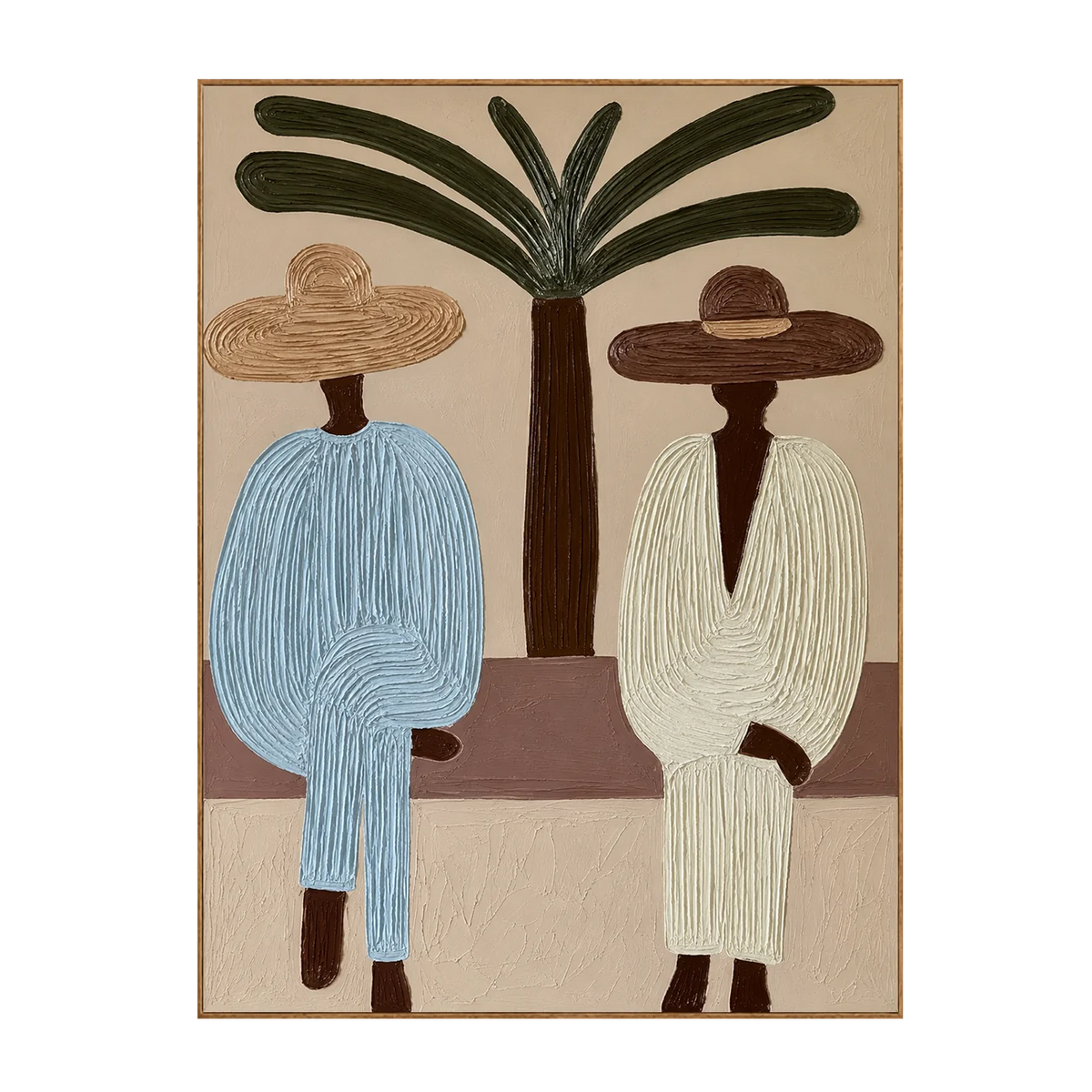 Palm Companions Figure Wall Art