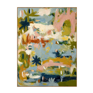 Pastel Thicket Abstract Wall Art | OILDECO