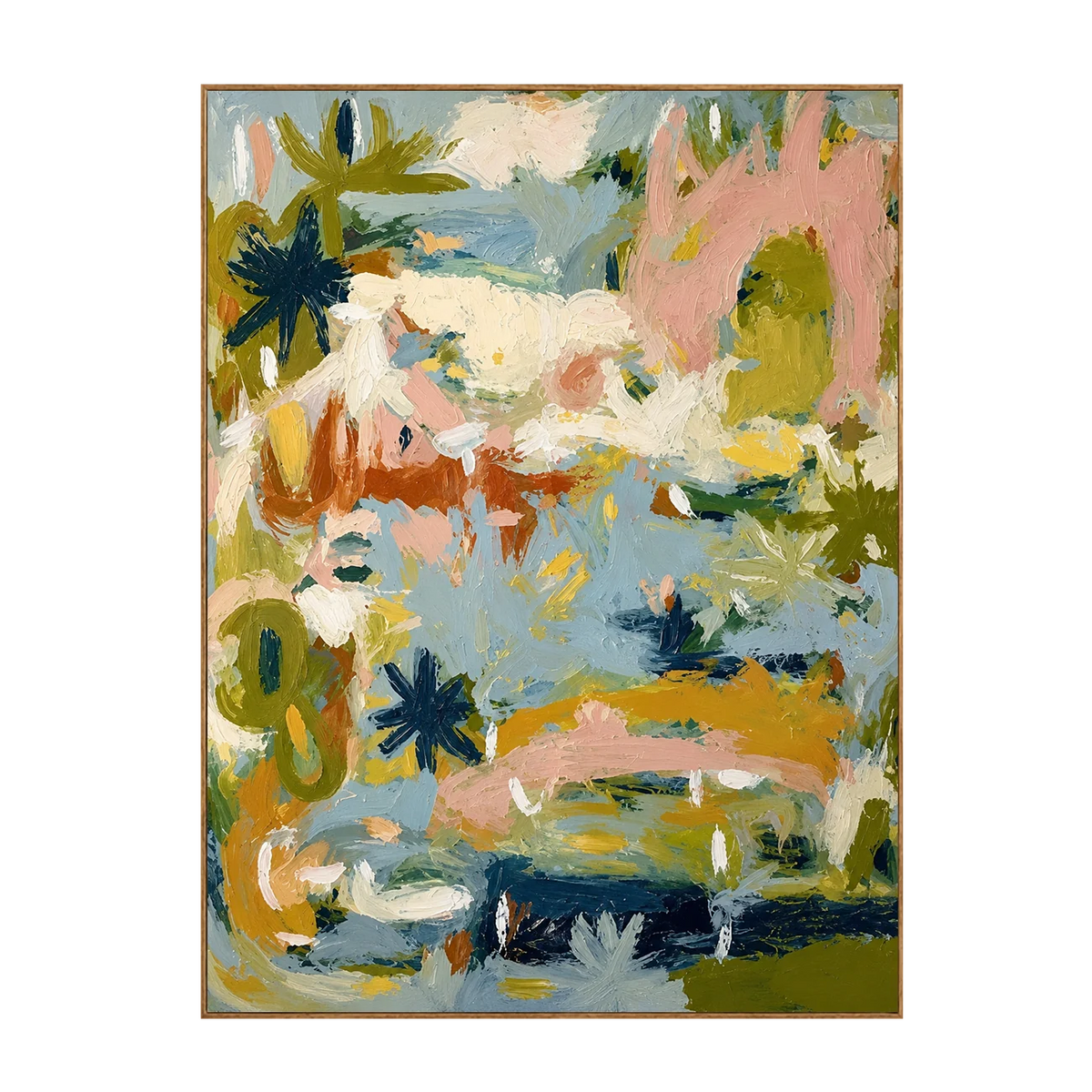 Pastel Thicket Abstract Wall Art