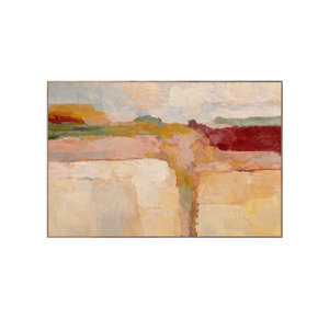 Blush Terraces Abstract Wall Art | OILDECO