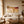 Blush Terraces Abstract Wall Art styled interior scene 1 | OILDECO
