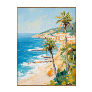Palm Coast Coastal Wall Art | OILDECO