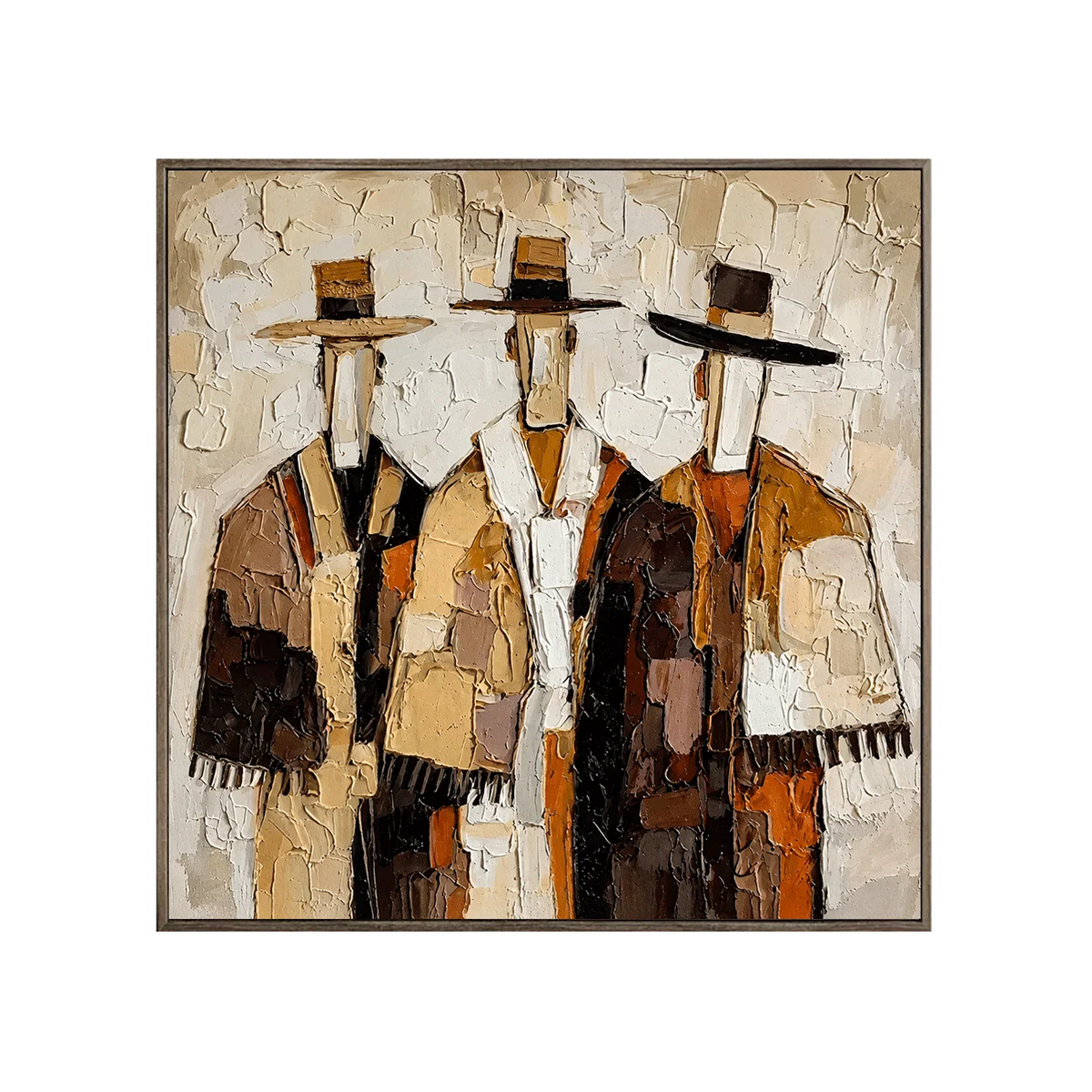 Western Duo Figure Wall Art