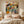 Botanical Patchwork Abstract Wall Art styled interior scene 2 | OILDECO