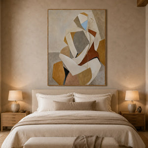 Faceted Muse Figure Wall Art styled interior scene 4 | OILDECO
