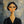 Blue Gaze Portrait Wall Art artwork view | OILDECO