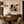 Ochre Balance Abstract Wall Art styled interior scene 3 | OILDECO