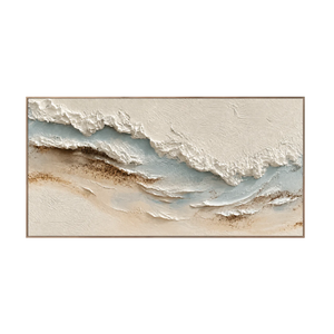 Coastal Drift Textured Wall Art | OILDECO