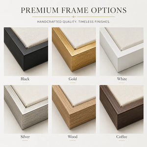 Ivory Current Relief Wall Art frame options detail | OILDECO