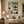 Blue Garden Floral Wall Art styled interior scene 2 | OILDECO
