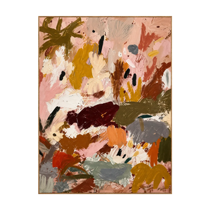 Blush Meadow Abstract Wall Art | OILDECO