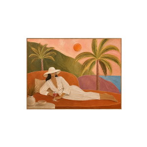 Tropical Reverie Figure Wall Art | OILDECO