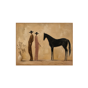 Desert Companions Horse Wall Art | OILDECO