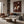 Moonlit White Horse Wall Art styled interior scene 1 | OILDECO
