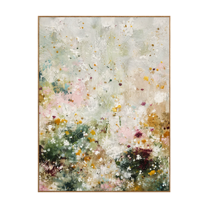 Wildflower Haze Floral Wall Art | OILDECO
