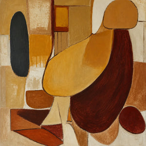 Earthen Forms Abstract Wall Art artwork view | OILDECO