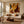Earthen Forms Abstract Wall Art styled interior scene 1 | OILDECO