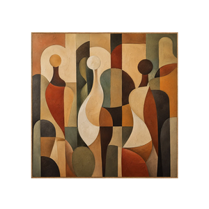 Earthbound Figures Abstract Wall Art | OILDECO
