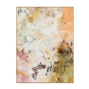 Blush Scatter Abstract Wall Art | OILDECO